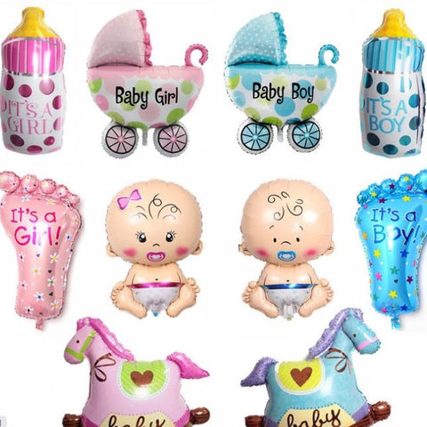 Baby Shower Mylar Balloon, Gender Reveal Balloon